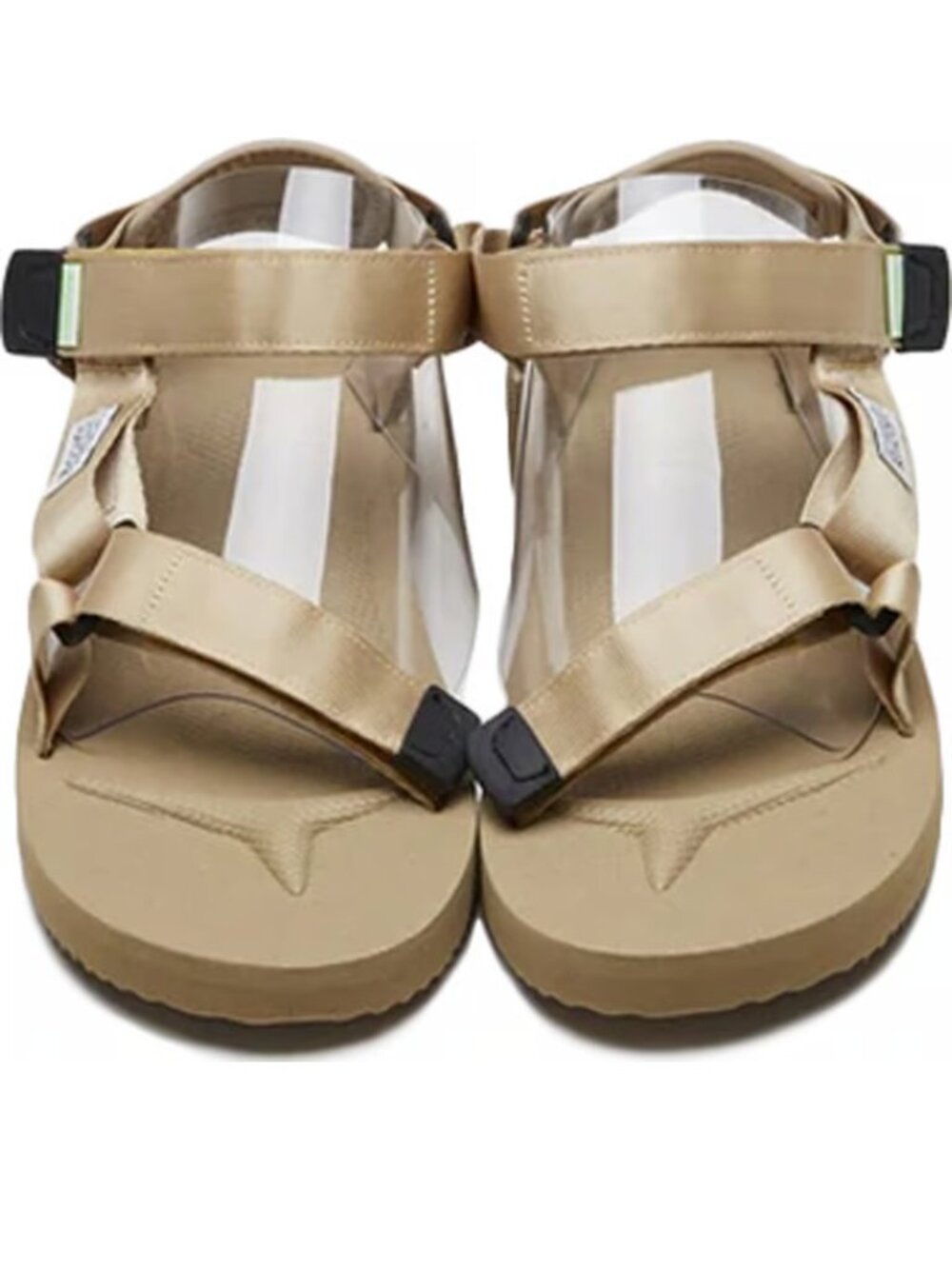 SUICOKE DEPA-CAB Sandals -Unisex Women's size 10 Beige with adjustable Strap